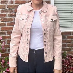 White House Black Market Pink Denim Jacket (NEW WITH TAG)